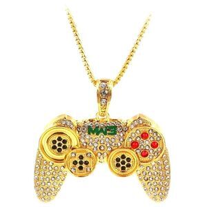 Retro unisex game console necklace